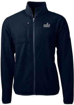 Cutter and Buck Old Dominion Monarchs Mens Navy Blue Cascade Eco Sherpa Light Weight Jacket