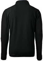 Cutter and Buck Baylor Bears Mens Black Cascade Eco Sherpa Fleece Long Sleeve Qtr Zip Pullover