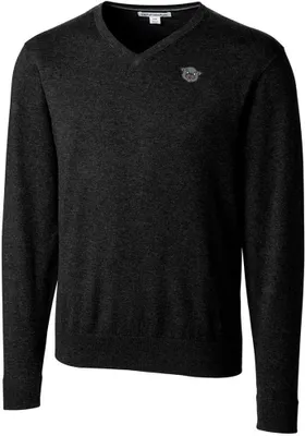 Cutter and Buck Cincinnati Bearcats Mens Black Vault Lakemont Long Sleeve Sweater