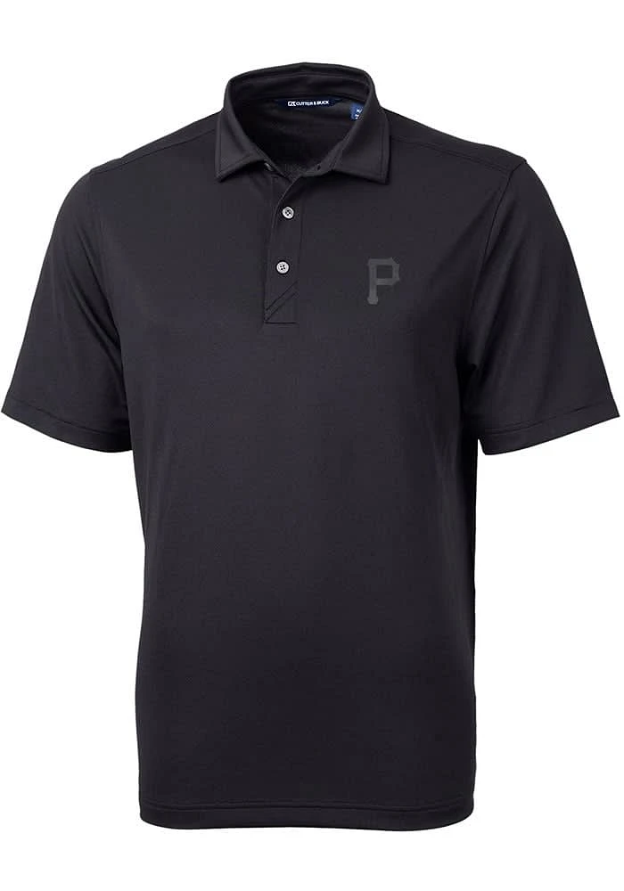 Cutter and Buck Pittsburgh Pirates Mens Virtue Short Sleeve Polo