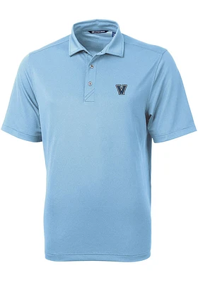 Cutter and Buck Villanova Wildcats Mens Light Blue Virtue Short Sleeve Polo