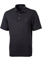 Cutter and Buck Chicago White Sox Mens Black Virtue Design Short Sleeve Polo