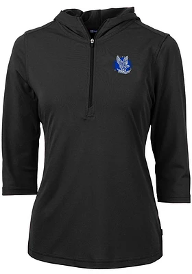 Cutter and Buck Air Force Falcons Womens Vault Virtue Eco Pique Hooded Sweatshirt
