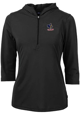 Cutter and Buck Delaware Fightin' Blue Hens Womens Virtue Eco Pique Hooded Sweatshirt