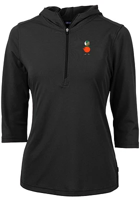 Cutter and Buck UCF Knights Womens Vault Virtue Eco Pique Hooded Sweatshirt