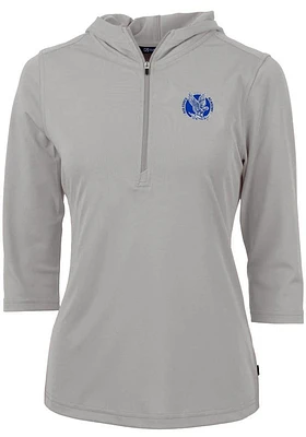 Cutter and Buck Air Force Falcons Womens Vault Virtue Eco Pique Hooded Sweatshirt