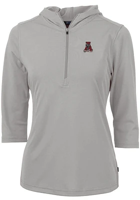 Cutter and Buck Alabama Crimson Tide Womens Vault Virtue Eco Pique Hooded Sweatshirt