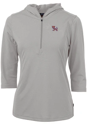 Cutter and Buck Clemson Tigers Womens Vault Virtue Eco Pique Hooded Sweatshirt