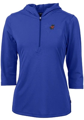 Cutter and Buck Florida Gators Womens Vault Virtue Eco Pique Hooded Sweatshirt