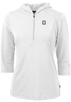 Cutter and Buck Georgetown Hoyas Womens Vault Virtue Eco Pique Hooded Sweatshirt