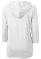 Cutter and Buck Georgetown Hoyas Womens Vault Virtue Eco Pique Hooded Sweatshirt