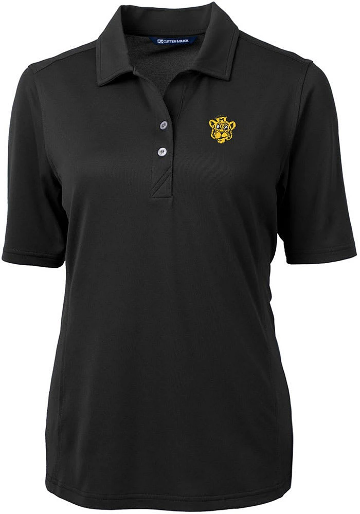 Cutter and Buck Missouri Tigers Womens Virtue Eco Pique Short Sleeve Polo Shirt