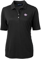 Cutter and Buck TCU Horned Frogs Womens Virtue Eco Pique Short Sleeve Polo Shirt