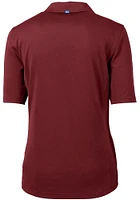 Cutter and Buck Southern Illinois Salukis Womens Virtue Eco Pique Short Sleeve Polo Shirt