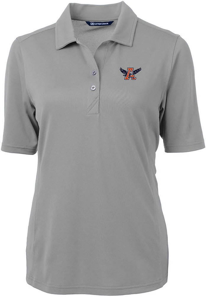 Cutter and Buck Auburn Tigers Womens Virtue Eco Pique Short Sleeve Polo Shirt