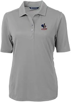 Cutter and Buck Delaware Fightin' Blue Hens Womens Virtue Eco Pique Short Sleeve Polo Shirt