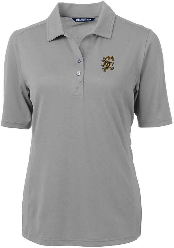 Cutter and Buck Grambling State Tigers Womens Virtue Eco Pique Short Sleeve Polo Shirt