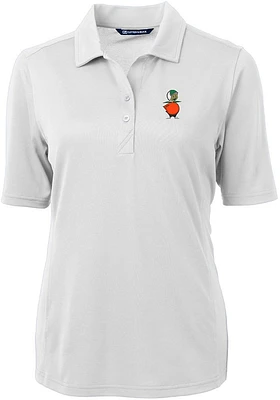 Cutter and Buck UCF Knights Womens Virtue Eco Pique Short Sleeve Polo Shirt