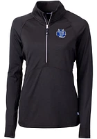 Cutter and Buck Air Force Falcons Womens Black Vault Adapt Eco Qtr Zip