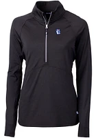 Cutter and Buck Fresno State Bulldogs Womens Adapt Eco Qtr Zip