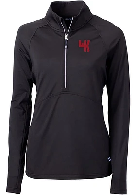 Cutter and Buck Western Kentucky Hilltoppers Womens Adapt Eco Qtr Zip