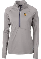 Cutter and Buck Baylor Bears Womens Adapt Eco Qtr Zip