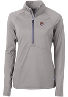 Cutter and Buck LSU Tigers Womens Adapt Eco Qtr Zip
