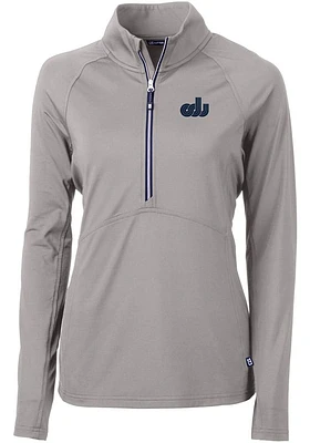 Cutter and Buck Old Dominion Monarchs Womens Grey Adapt Eco Qtr Zip