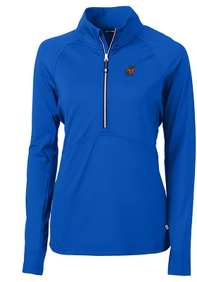 Cutter and Buck Florida Gators Womens Adapt Eco Qtr Zip
