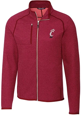 Cutter and Buck Cincinnati Bearcats Mens Red Mainsail Medium Weight Jacket