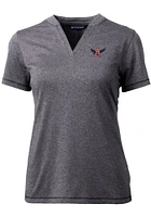 Cutter and Buck Auburn Tigers Womens Grey Vault Forge Short Sleeve T-Shirt