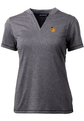 Cutter and Buck Baylor Bears Womens Grey Vault Forge Short Sleeve T-Shirt