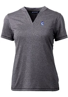 Cutter and Buck Fresno State Bulldogs Womens Grey Vault Forge Short Sleeve T-Shirt