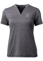 Cutter and Buck Mississippi State Bulldogs Womens Grey Vault Forge Short Sleeve T-Shirt