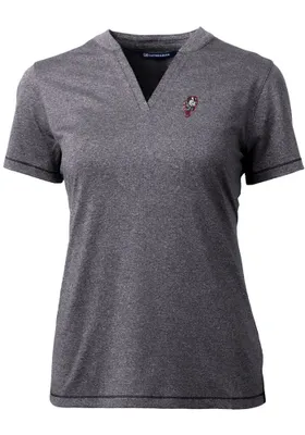 Ohio State Buckeyes Grey Cutter and Buck Vault Forge Short Sleeve T-Shirt
