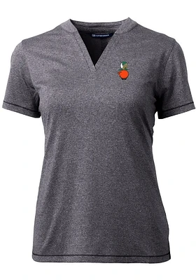 Cutter and Buck UCF Knights Womens Grey Vault Forge Short Sleeve T-Shirt