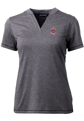 Cutter and Buck Washington State Cougars Womens Forge Blade Short Sleeve T-Shirt