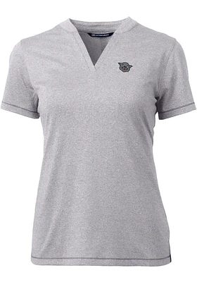 Cutter and Buck Cincinnati Bearcats Womens Grey Forge Blade Vault Short Sleeve T-Shirt