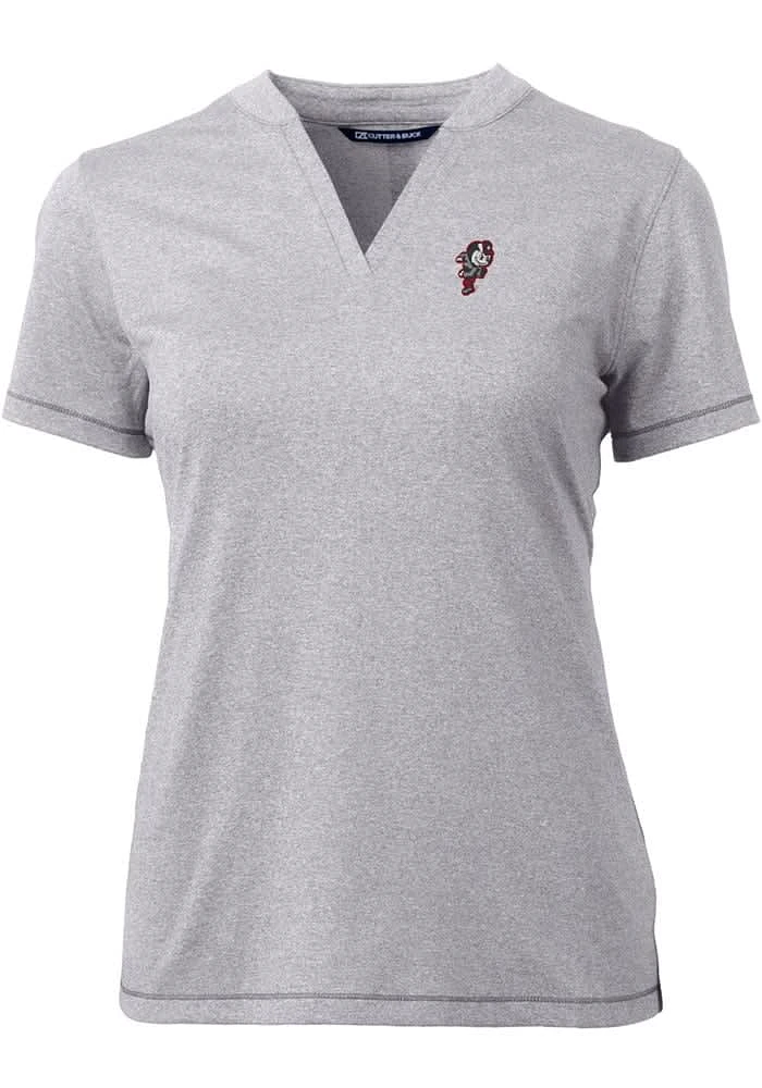 Ohio State Buckeyes Grey Cutter and Buck Forge Blade Short Sleeve T-Shirt