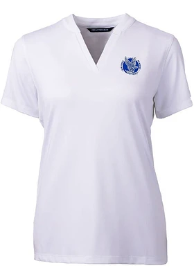 Cutter and Buck Air Force Falcons Womens White Forge Blade Short Sleeve T-Shirt
