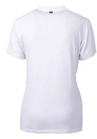 Cutter and Buck Auburn Tigers Womens White Forge Blade Short Sleeve T-Shirt