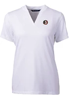 Cutter and Buck Florida State Seminoles Womens White Forge Blade Short Sleeve T-Shirt