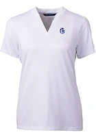 Cutter and Buck Fresno State Bulldogs Womens White Forge Blade Short Sleeve T-Shirt