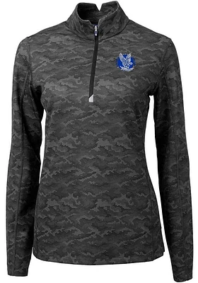Cutter and Buck Air Force Falcons Womens Traverse Camo Qtr Zip