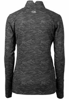 Cutter and Buck Cincinnati Bearcats Womens Traverse Camo Qtr Zip