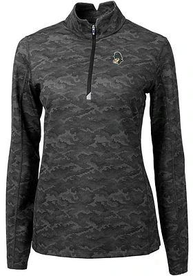 Cutter and Buck Michigan State Spartans Womens Traverse Camo Qtr Zip