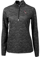 Cutter and Buck NC State Wolfpack Womens Traverse Camo Qtr Zip