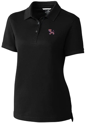 Cutter and Buck Clemson Tigers Womens Vault Advantage Short Sleeve Polo Shirt
