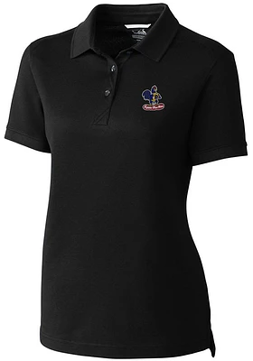 Cutter and Buck Delaware Fightin' Blue Hens Womens Advantage Pique Short Sleeve Polo Shirt