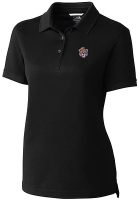 Cutter and Buck LSU Tigers Womens Vault Advantage Short Sleeve Polo Shirt